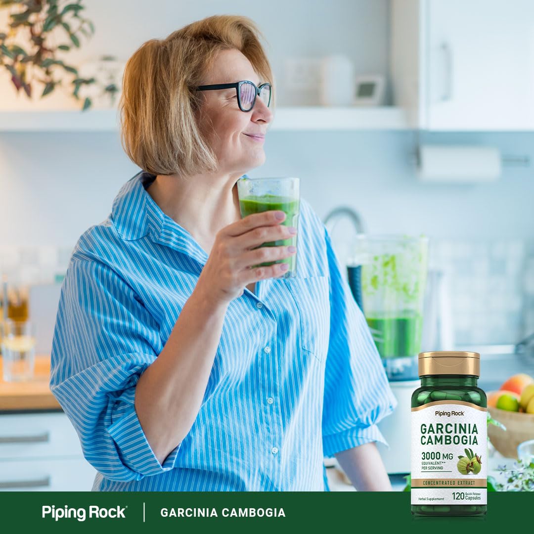 Foto 7 pulgar | Suplemento De Extracto De Garcinia Cambogia De Piping Rock 3000 Mg - Venta Internacional.