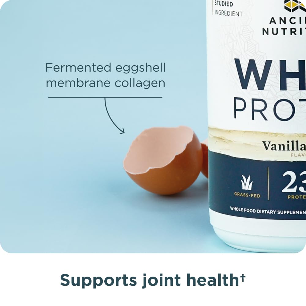 Foto 7 pulgar | Whey Protein Ancient Nutrition, Vainilla, 23 G De Proteína, 20 Porciones - Venta Internacional.
