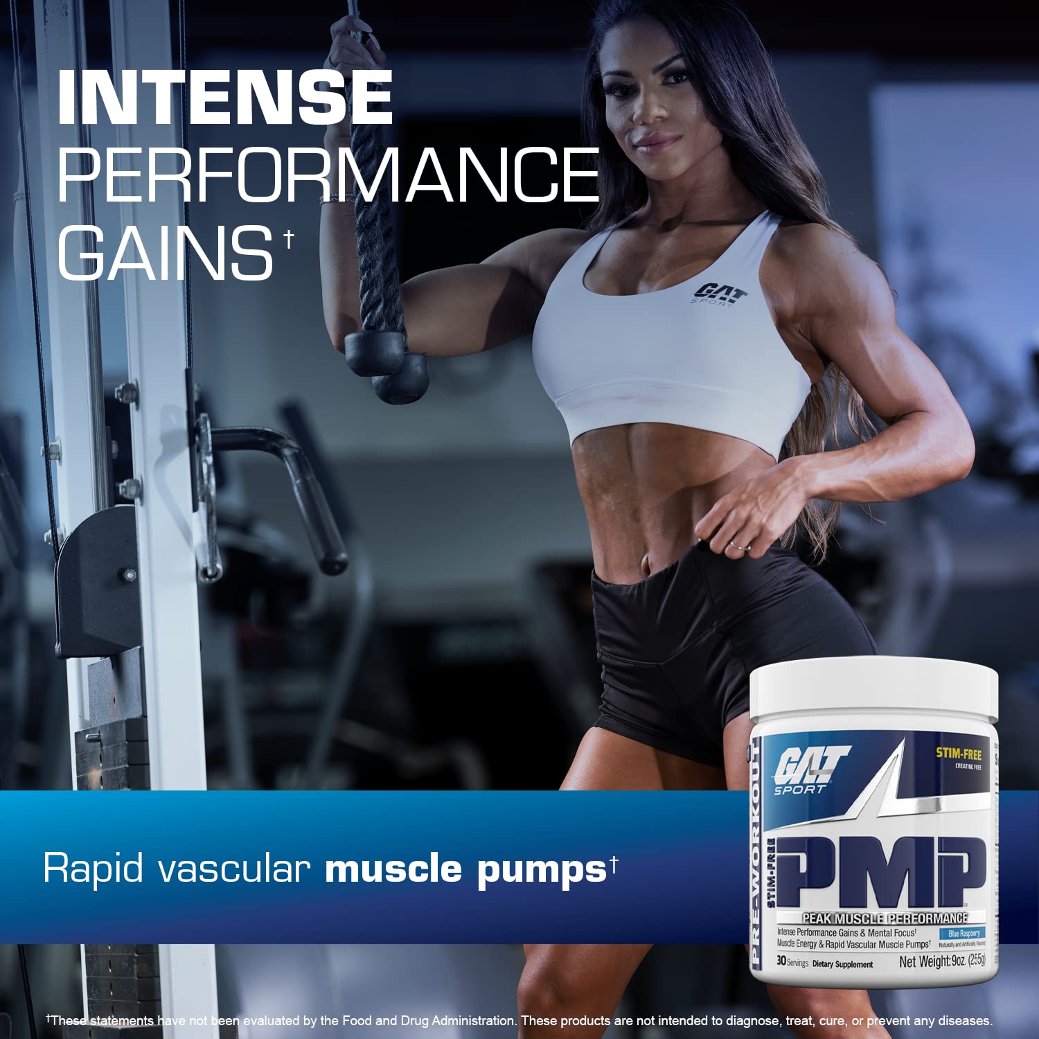 Foto 4 pulgar | 30 Porciones De Gat Sport Pmp Peak Muscle Performance Antes Del Entrenamiento - Venta Internacional.