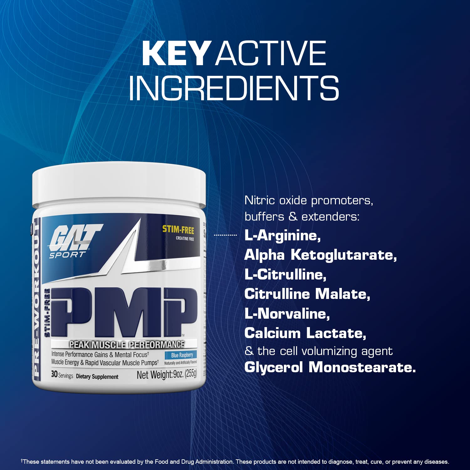 Foto 5 pulgar | 30 Porciones De Gat Sport Pmp Peak Muscle Performance Antes Del Entrenamiento - Venta Internacional.
