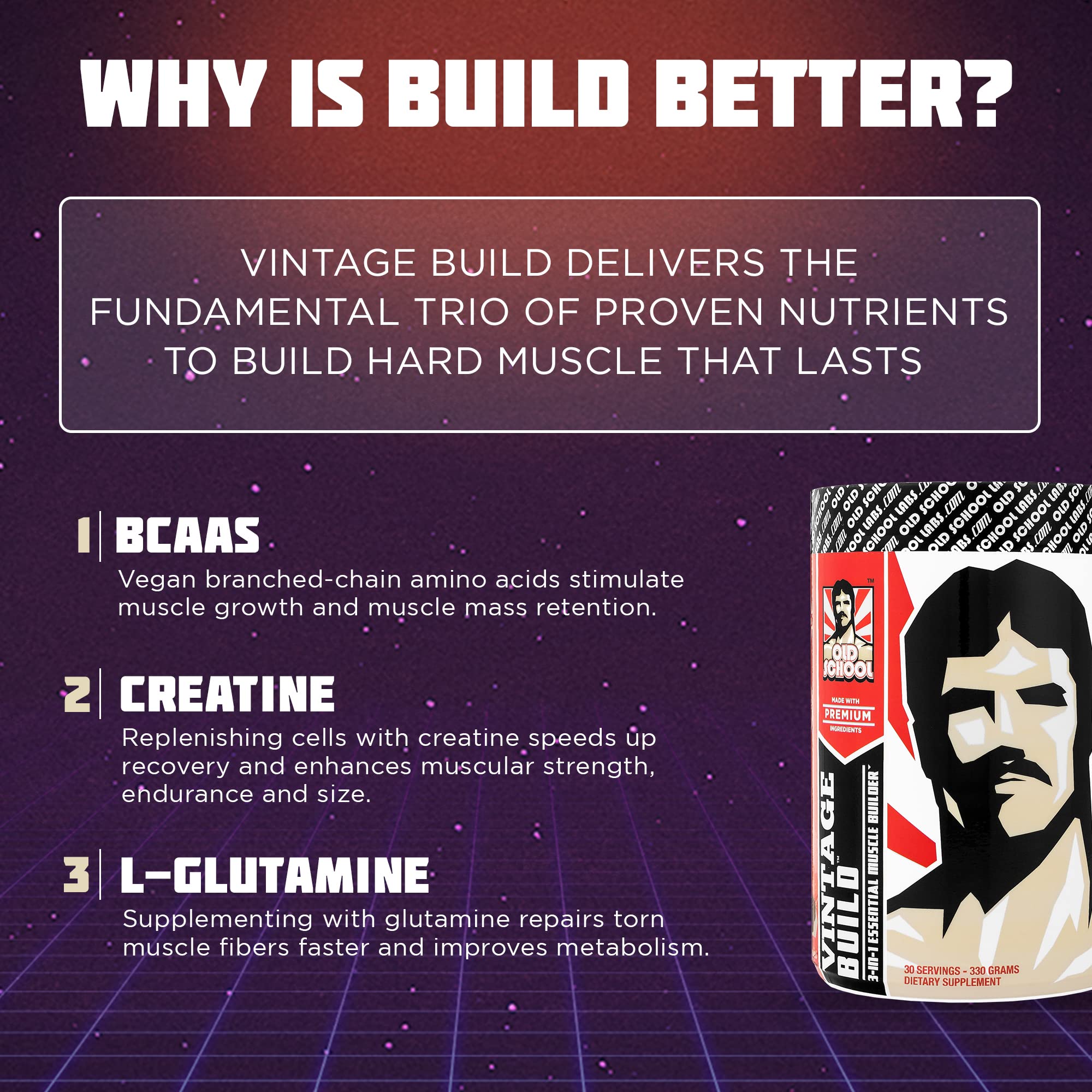Foto 2 | Polvo Para La Recuperación Y El Desarrollo Muscular Después Del Entrenamiento Old School Labs - Venta Internacional.