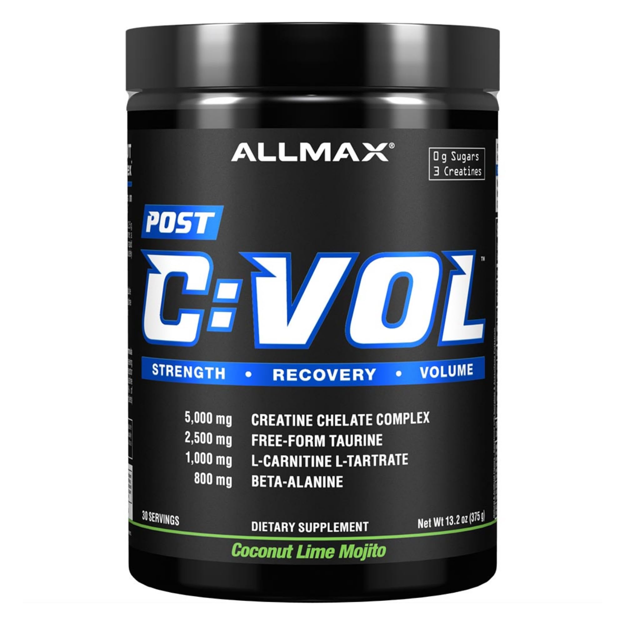 Foto 2 pulgar | Bebida De Recuperación Después Del Entrenamiento Allmax Nutrition Cvol 30 Porciones - Venta Internacional.