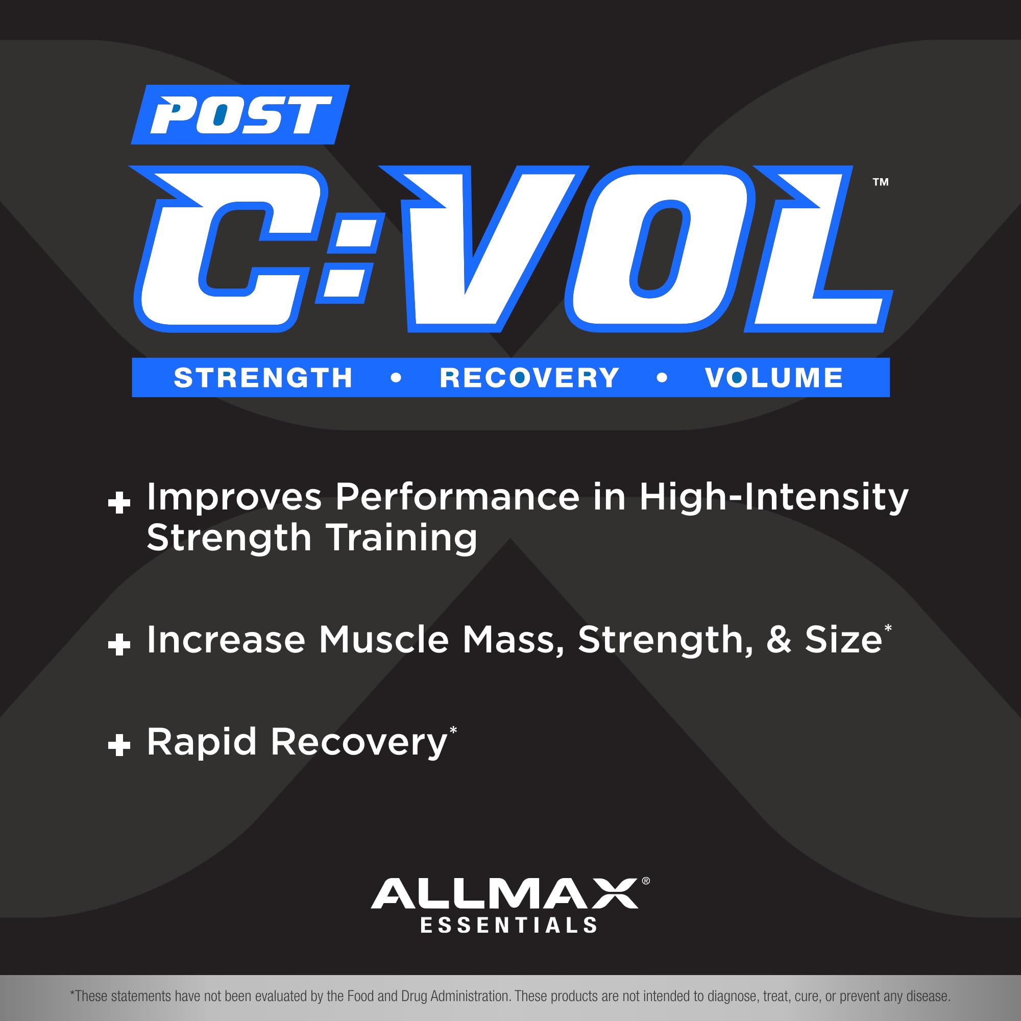 Foto 4 pulgar | Bebida De Recuperación Después Del Entrenamiento Allmax Nutrition Cvol 30 Porciones - Venta Internacional.
