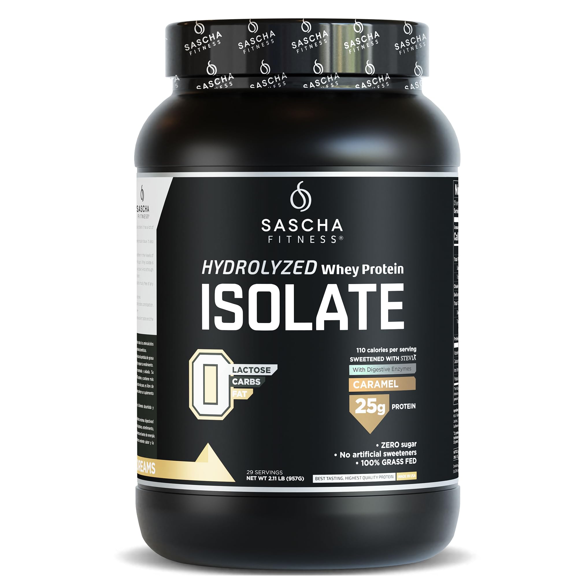 Foto 2 pulgar | Proteína En Polvo Aislada De Suero Hidrolizado Sascha Fitness, 2.11 Libras - Venta Internacional.
