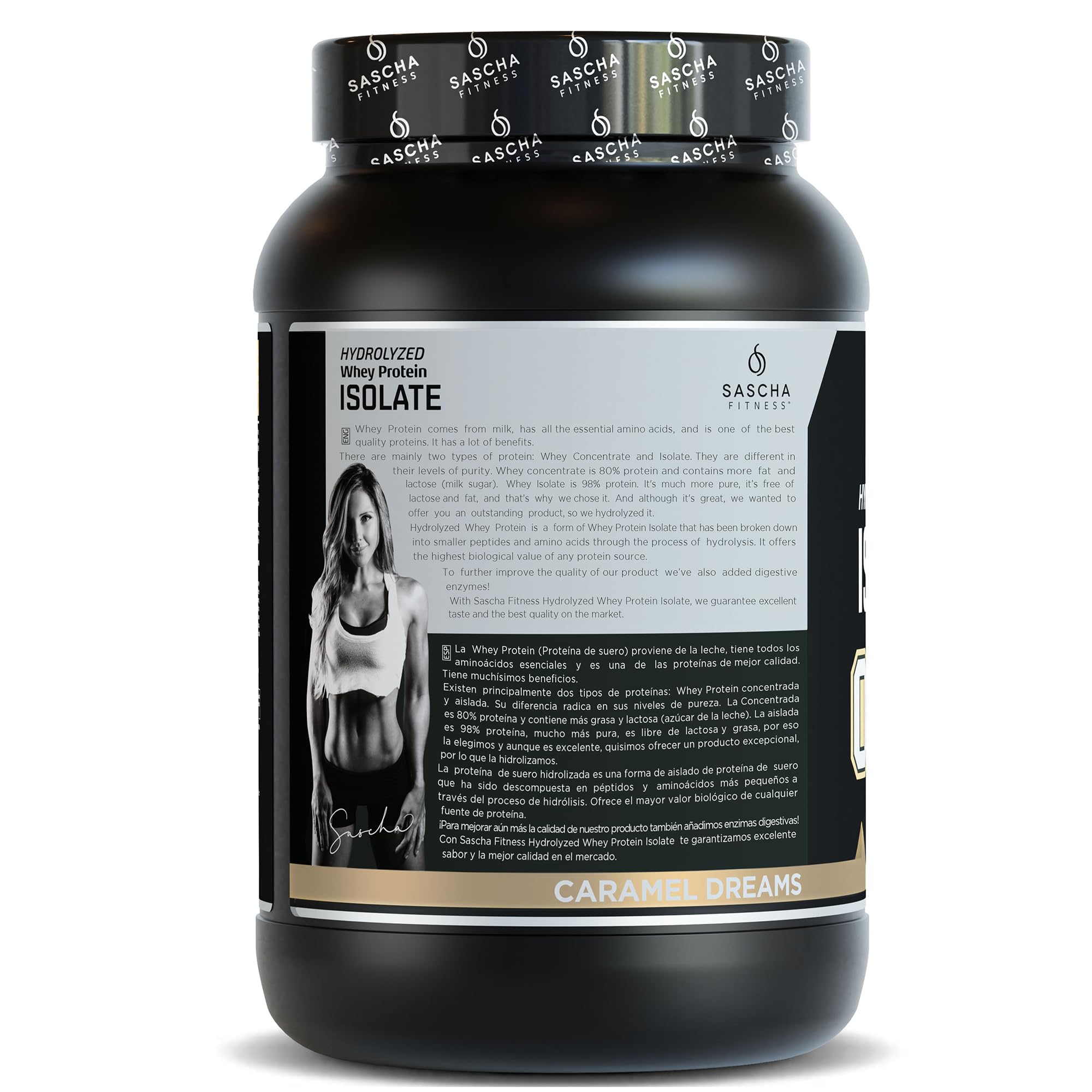 Foto 4 pulgar | Proteína En Polvo Aislada De Suero Hidrolizado Sascha Fitness, 2.11 Libras - Venta Internacional.