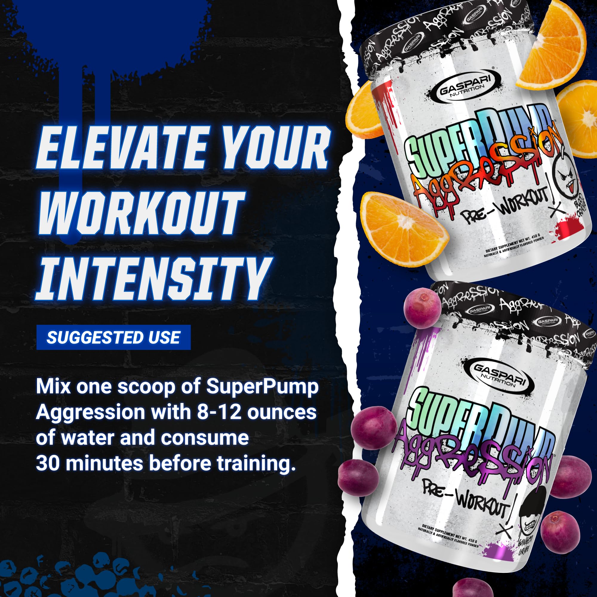 Foto 5 pulgar | Superpump Aggression De Gaspari Nutrition Antes Del Entrenamiento, 25 Porciones - Venta Internacional.