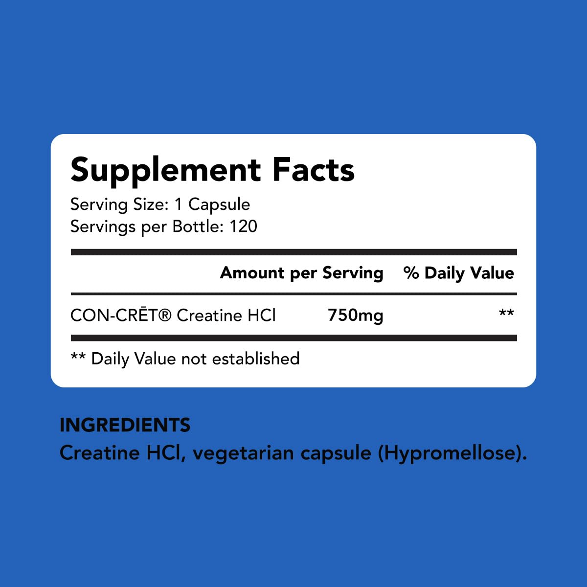 Foto 4 pulgar | Suplemento Amandean Creatina Hcl Pills 120 Cápsulas Vegetarianas - Venta Internacional.