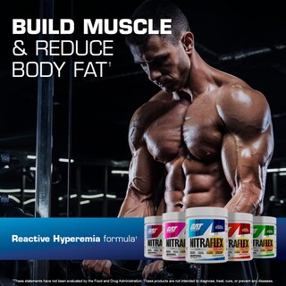 Foto 4 | Suplemento Gat Sport Nitraflex Burn Pre-workout Blue Frambuesa - Venta Internacional.