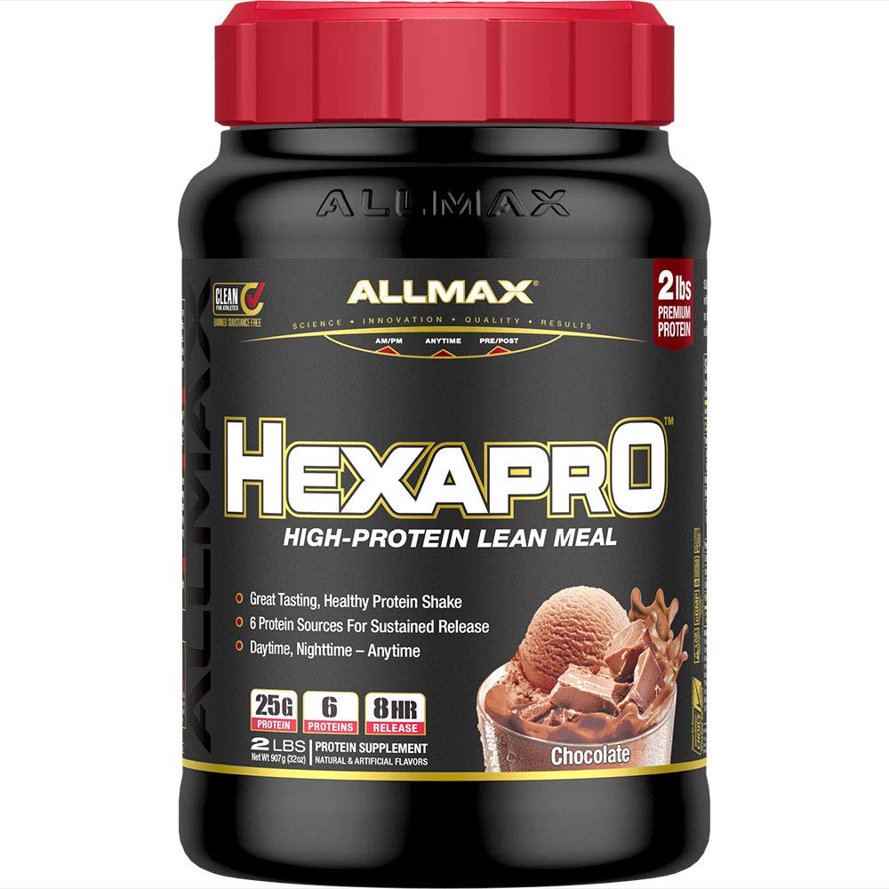 Foto 2 pulgar | Batido De Proteínas Allmax Hexapro Chocolate 907 G 25 G De Proteína - Venta Internacional.