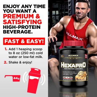 Foto 6 | Batido De Proteínas Allmax Hexapro Chocolate 907 G 25 G De Proteína - Venta Internacional.