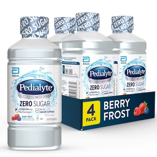 Foto 1 | Agua Electrolítica Pedialyte Berry Frost, 1 Litro (paquete De 4) - Venta Internacional.