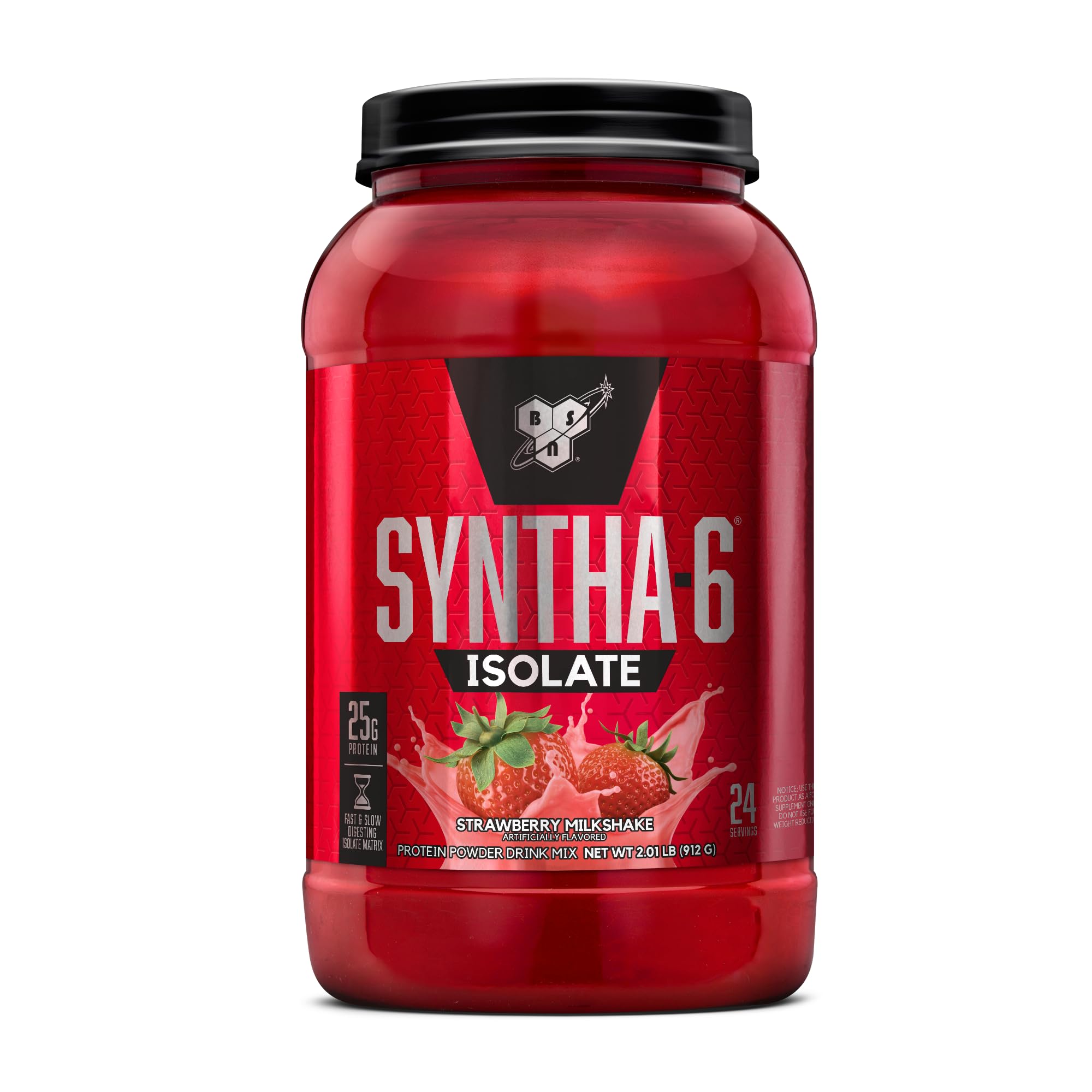 Foto 2 pulgar | Proteína En Polvo Bsn Syntha-6 Aislada De Fresa 24 Porciones - Venta Internacional.
