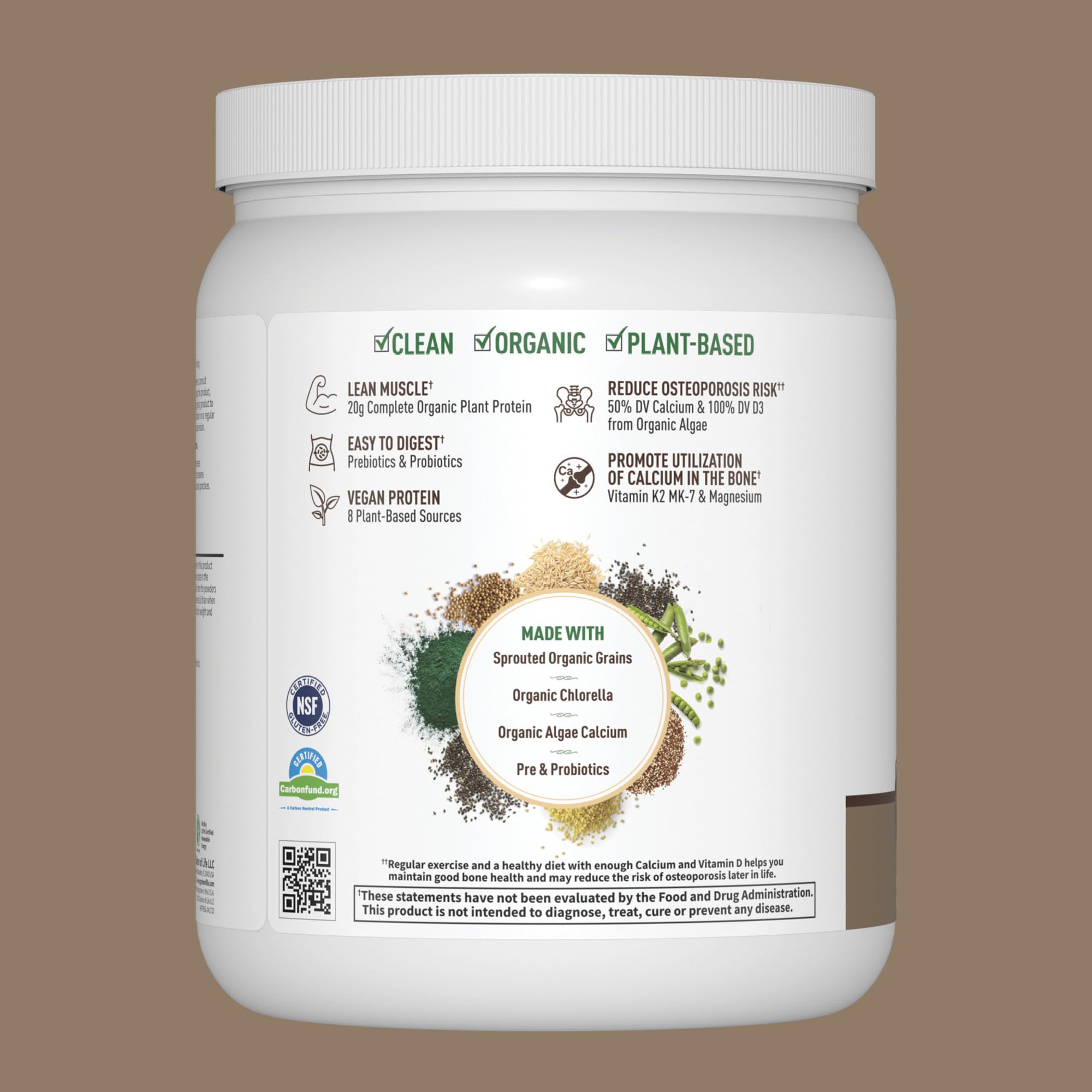 Foto 3 pulgar | Proteína En Polvo Garden Of Life Organic Vegan, 20 G, 14 Porciones - Venta Internacional.