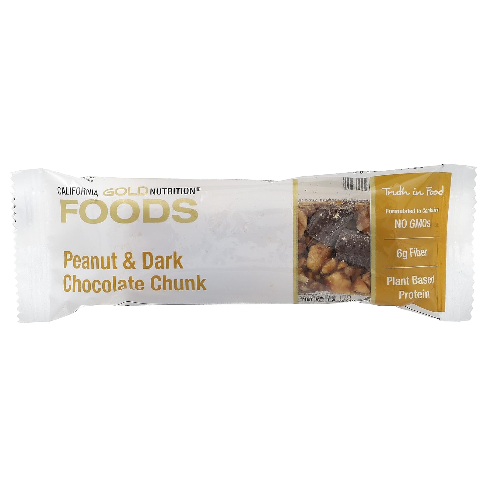 Foto 5 pulgar | Snack Bar California Gold Nutrition Con Cacahuete Y Chocolate Negro - Venta Internacional.
