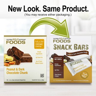 Foto 5 | Snack Bar California Gold Nutrition Con Cacahuete Y Chocolate Negro - Venta Internacional.
