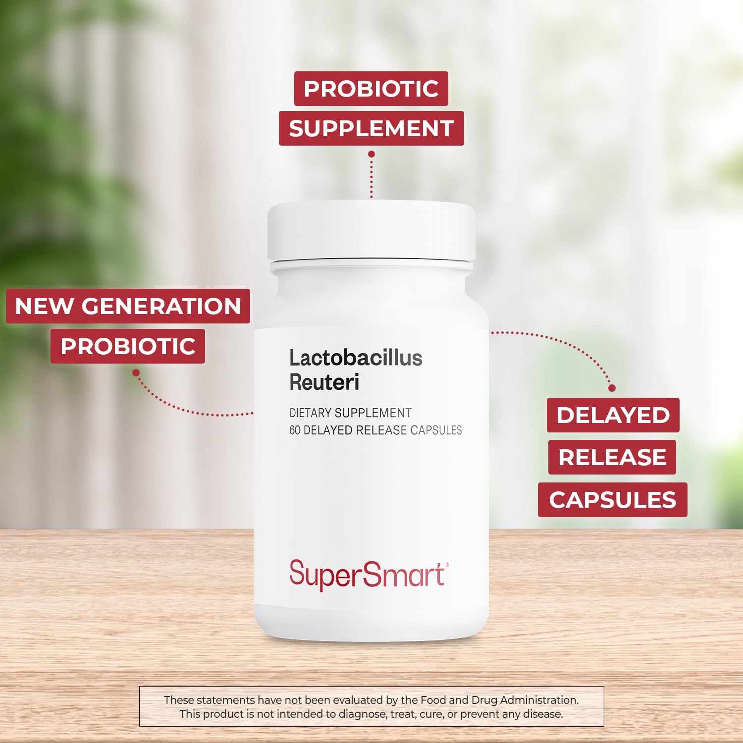 Foto 4 pulgar | Suplemento Probiótico Supersmart Lactobacillus Reuteri 5b Cfu - Venta Internacional.