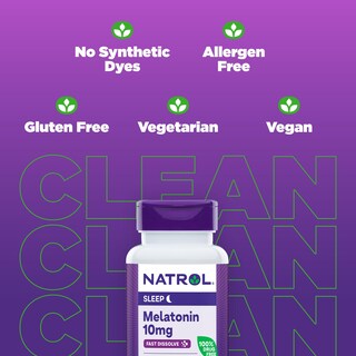 Foto 5 | Suplemento Natrol Melatonin 10 Mg De Fresa 60 Comprimidos - Venta Internacional.