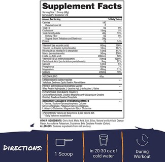 Foto 2 | Suplemento Gaspari Nutrition Sizeon Durante El Entrenamiento, 1,63 Kg, Naranja - Venta Internacional.