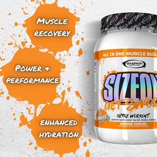 Foto 3 | Suplemento Gaspari Nutrition Sizeon Durante El Entrenamiento, 1,63 Kg, Naranja - Venta Internacional.