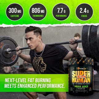 Foto 2 | Suplemento Alpha Lion Superhuman Burn Antes Del Entrenamiento, 21 Porciones - Venta Internacional.