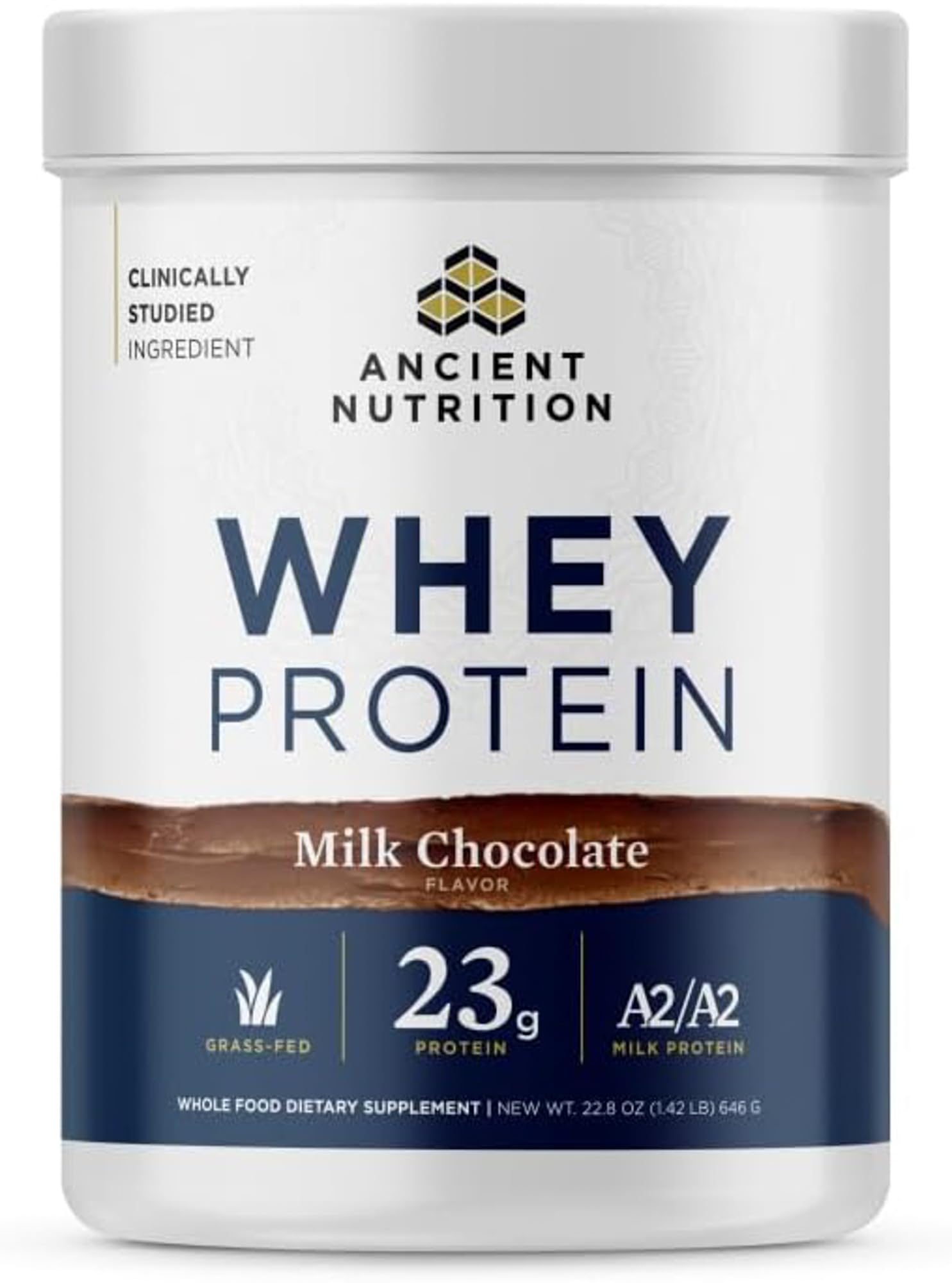 Foto 2 pulgar | Chocolate Con Leche Whey Protein Ancient Nutrition, 20 Porciones - Venta Internacional.
