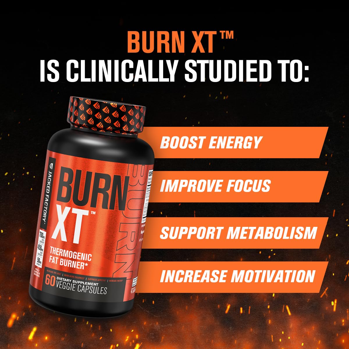 Foto 3 pulgar | Suplemento Para Bajar De Peso Jacked Factory Burn-xt 120 Pastillas - Venta Internacional.