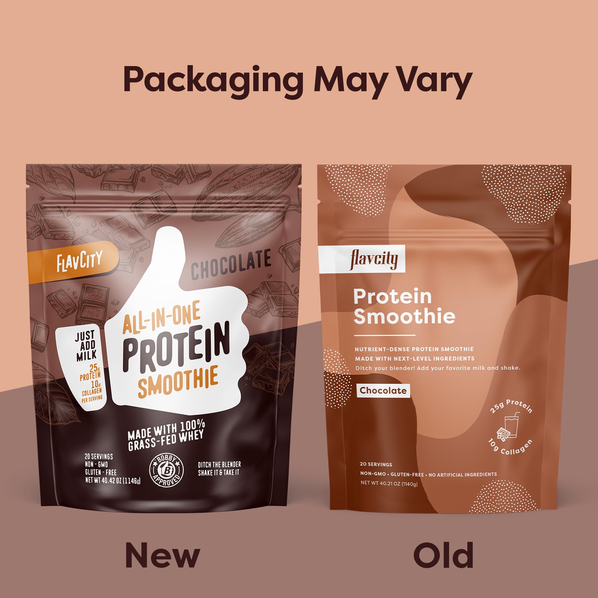 Foto 3 pulgar | Smoothie De Proteína En Polvo Flavcity Chocolate, 1,2 Kg, De Animales Alimentados Con Pasto - Venta Internacional.