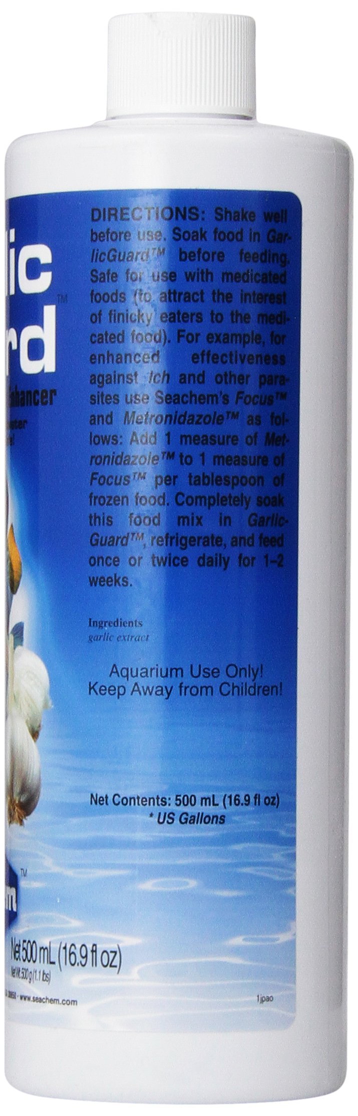 Foto 3 pulgar | Suplemento Seachem Garlic Guard De 500 Ml Concentrado Con Vitamina C - Venta Internacional.