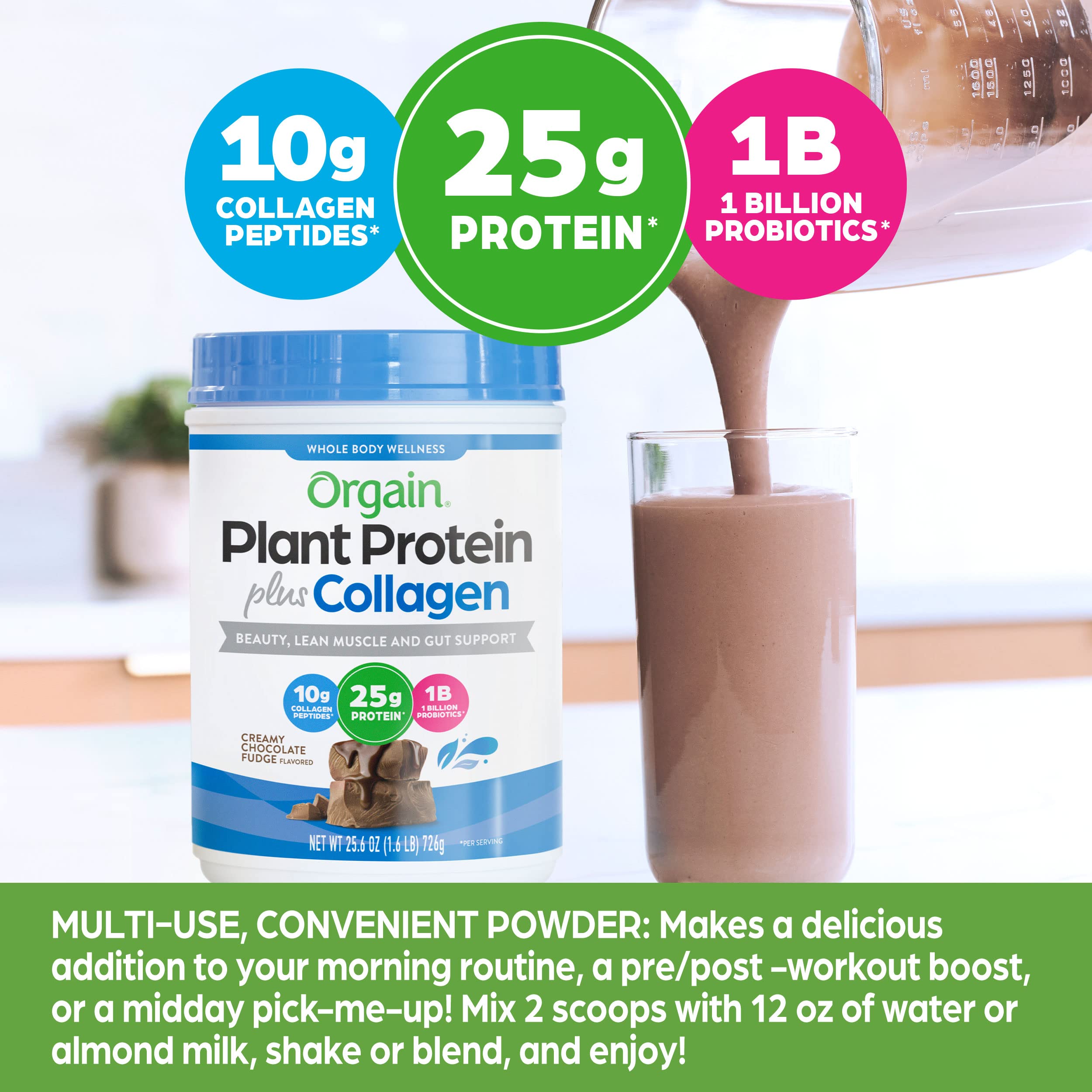 Foto 4 | Fudge De Chocolate Cremoso Con Proteína En Polvo Orgain 725g - Venta Internacional.