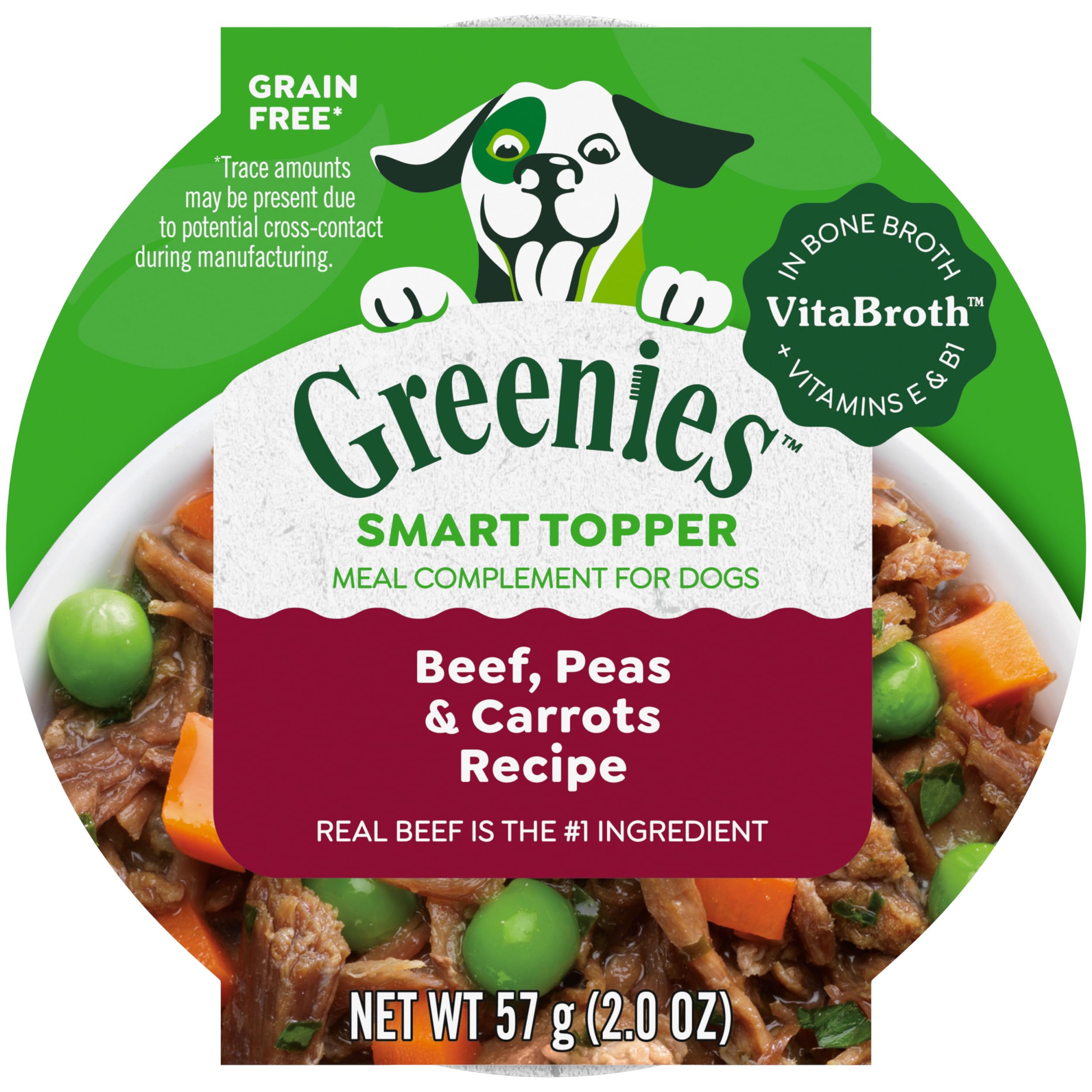Foto 2 pulgar | Mezcla Húmeda Para Perros Greenies Smart Topper Con Alto Contenido De Proteínas - Venta Internacional.