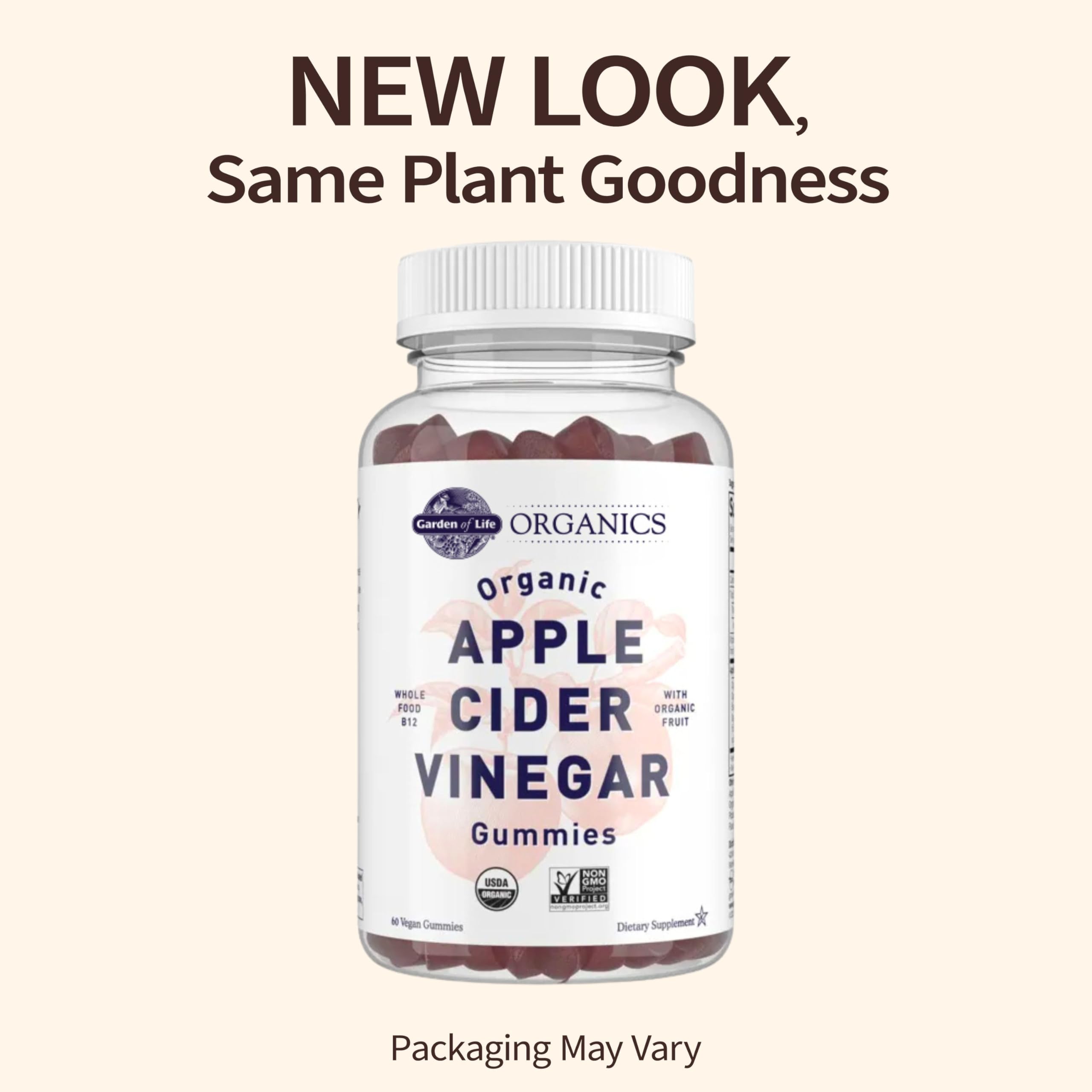 Foto 2 | Vinagre De Manzana Gummy Vitamins Garden Of Life 60 Unidades - Venta Internacional.