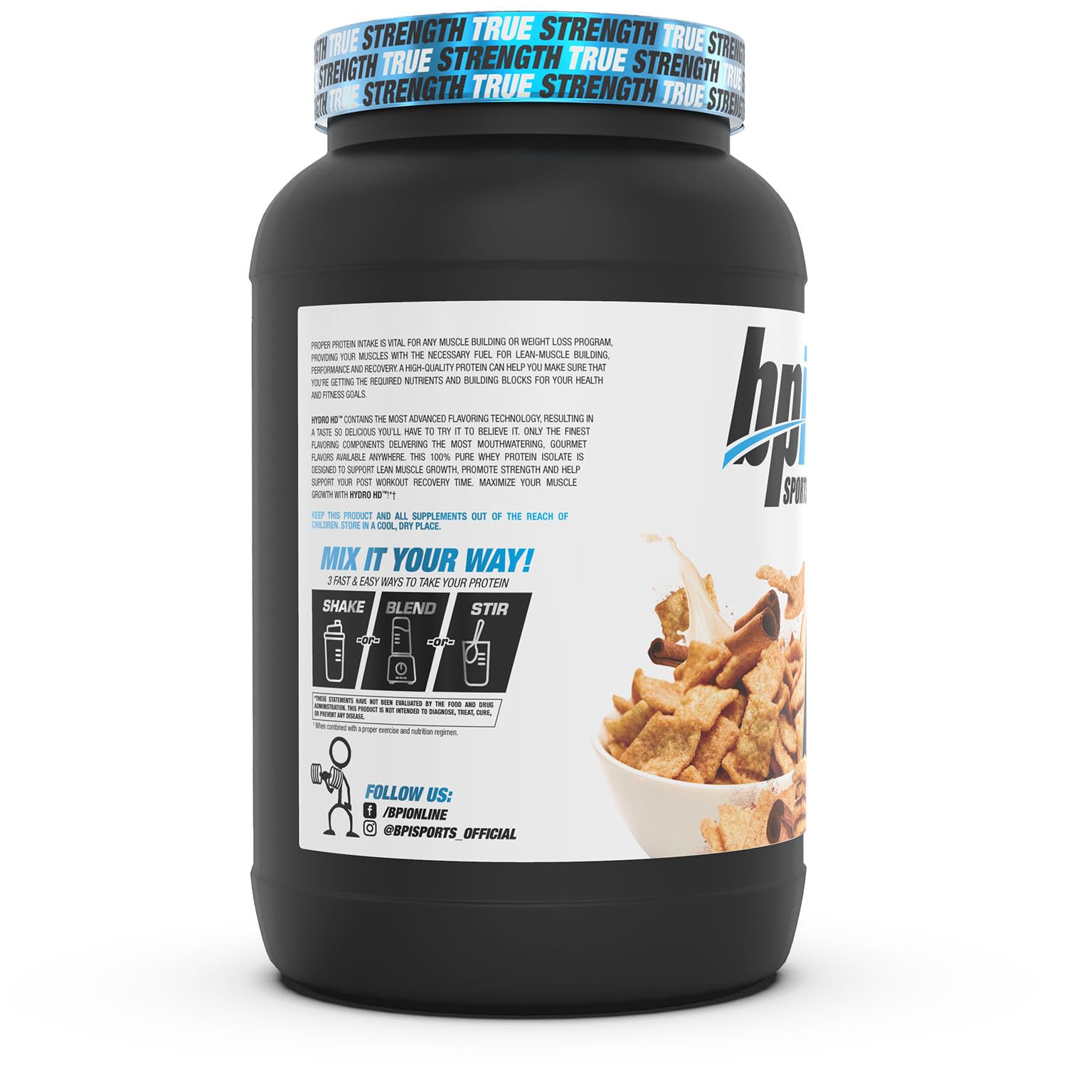 Foto 4 pulgar | Proteína De Suero En Polvo Bpi Sports Hydro Hd 25 G Protein Canela - Venta Internacional.