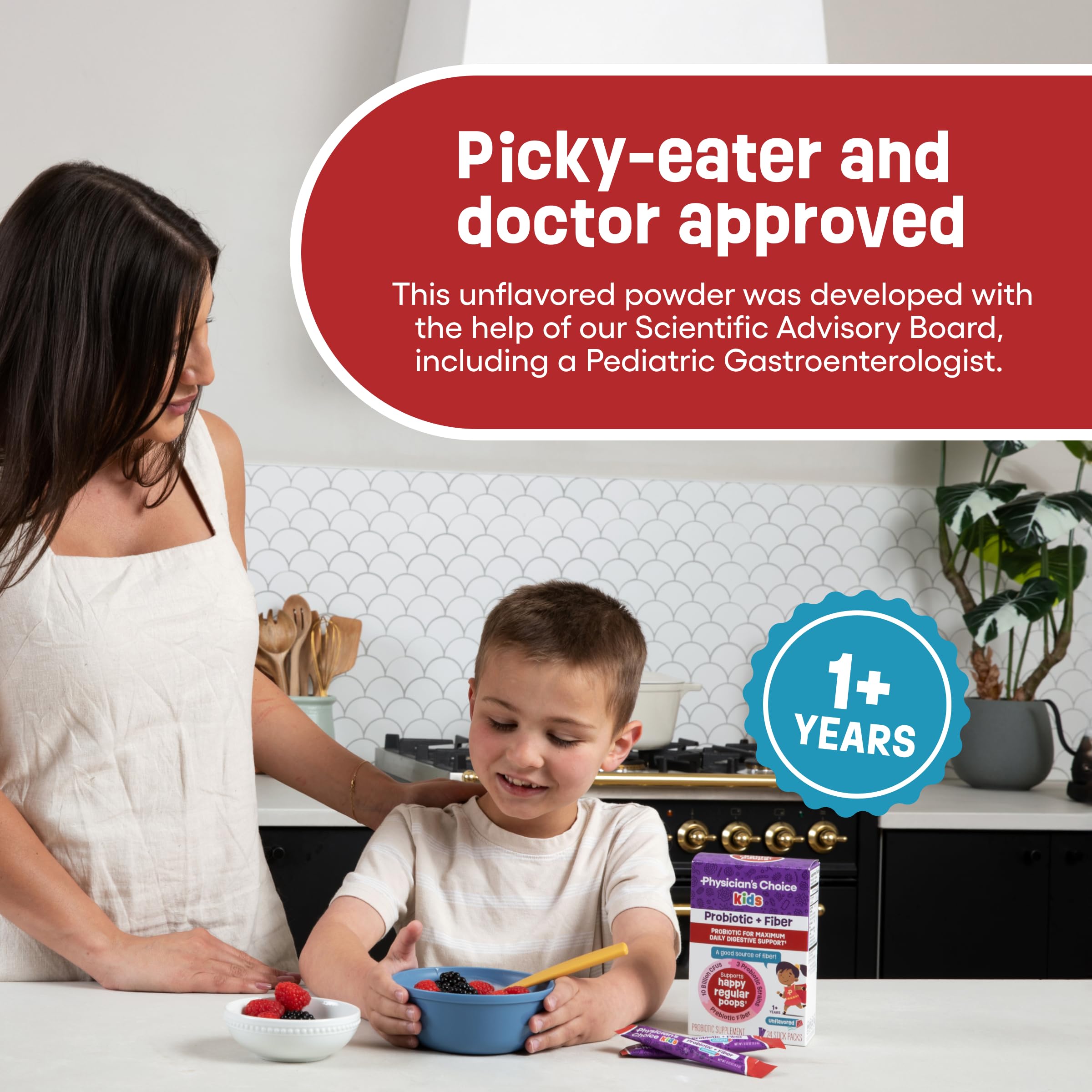Foto 3 pulgar | Suplemento Physician's Choice Kids Probiotic + Fiber, Paquete De 24 - Venta Internacional.