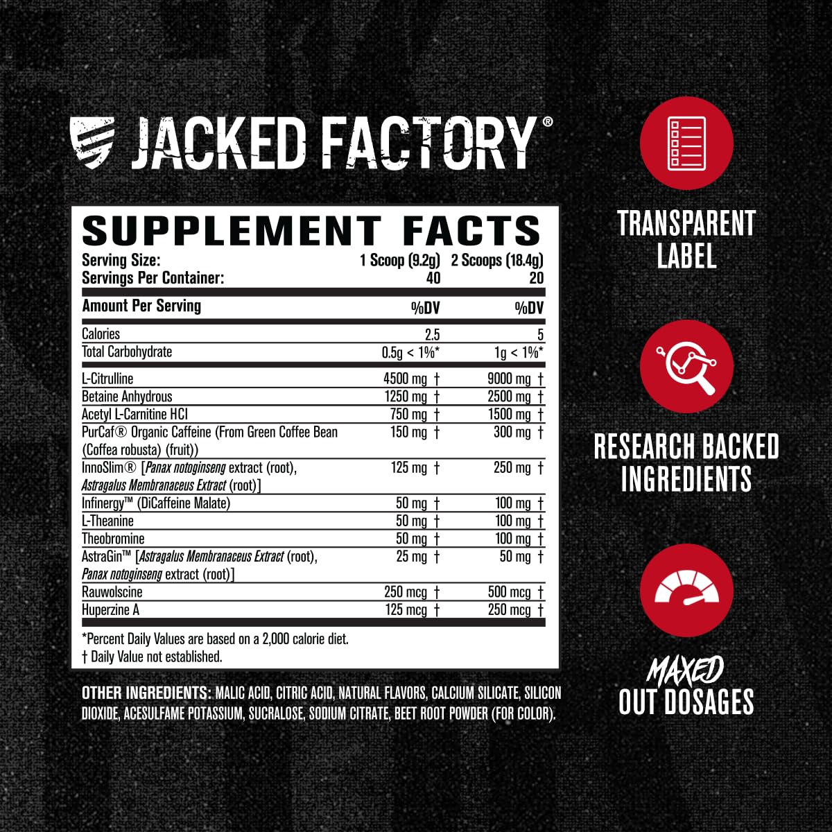 Foto 6 | Preworkout Jacked Factory Nitrosurge Shred, Máximo 40 Porciones - Venta Internacional.