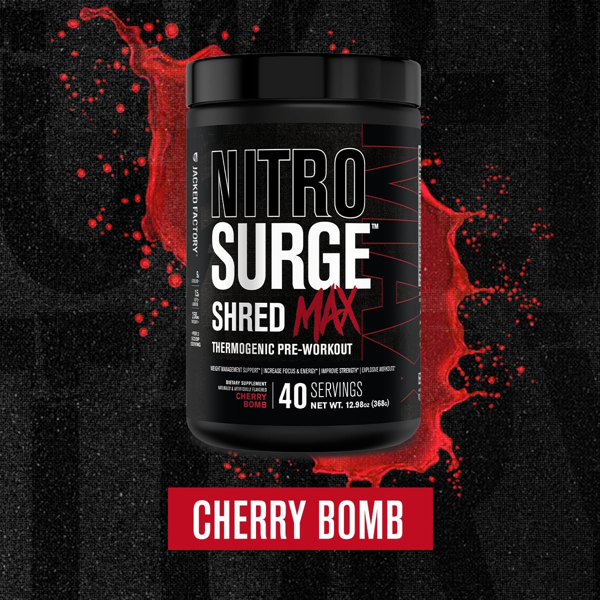 Foto 8 pulgar | Preworkout Jacked Factory Nitrosurge Shred, Máximo 40 Porciones - Venta Internacional.