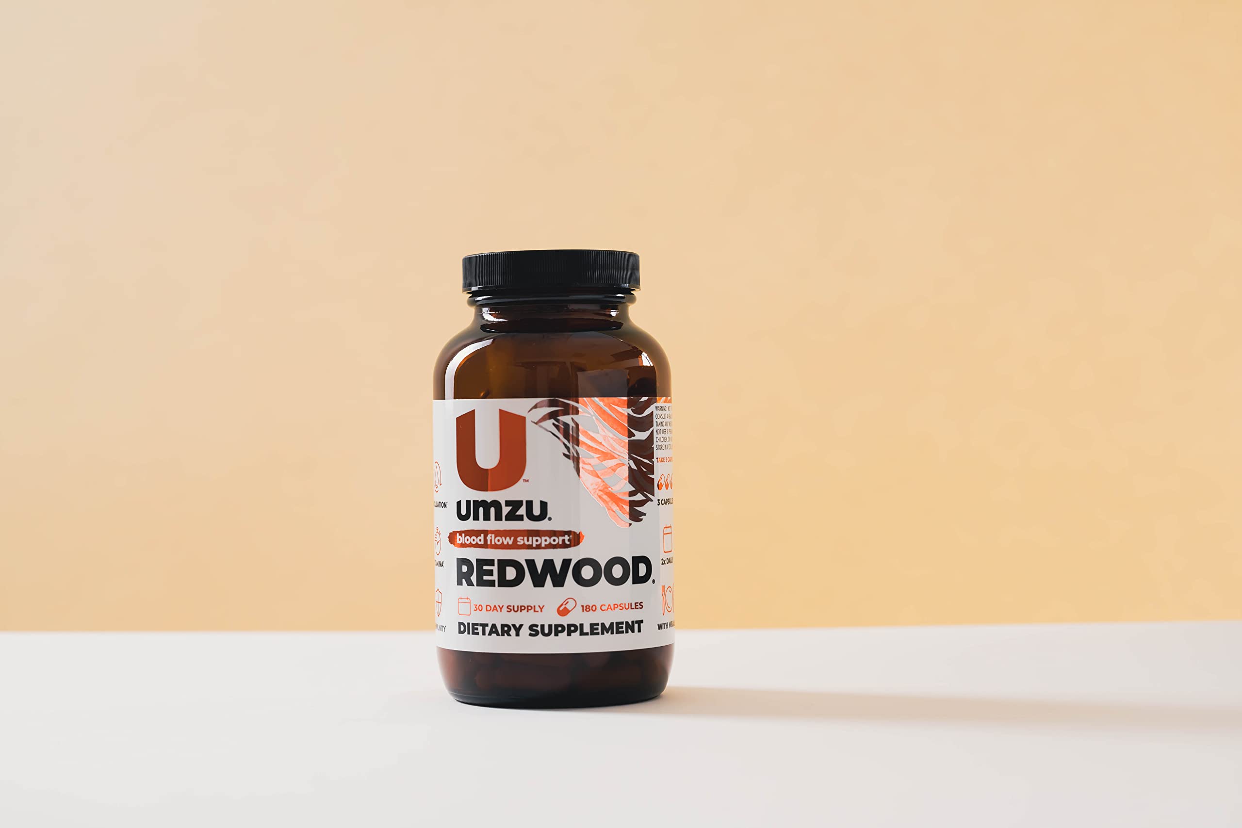 Foto 7 | Suplemento Umzu Redwood Con Soporte De Óxido Nítrico 180 Cápsulas - Venta Internacional.