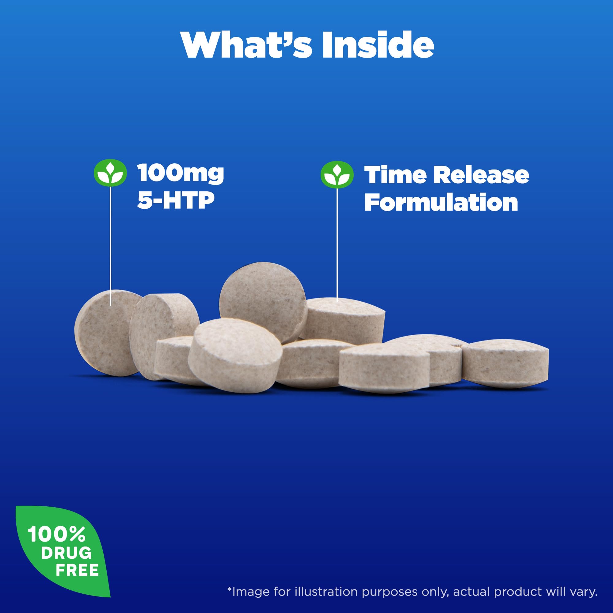 Foto 3 | El Suplemento Natrol 5-htp 100 Mg Ayuda A Mantener Un Estado De Ánimo Equilibrado - Venta Internacional.