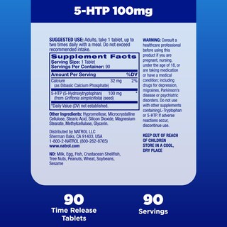 Foto 5 | El Suplemento Natrol 5-htp 100 Mg Ayuda A Mantener Un Estado De Ánimo Equilibrado - Venta Internacional.