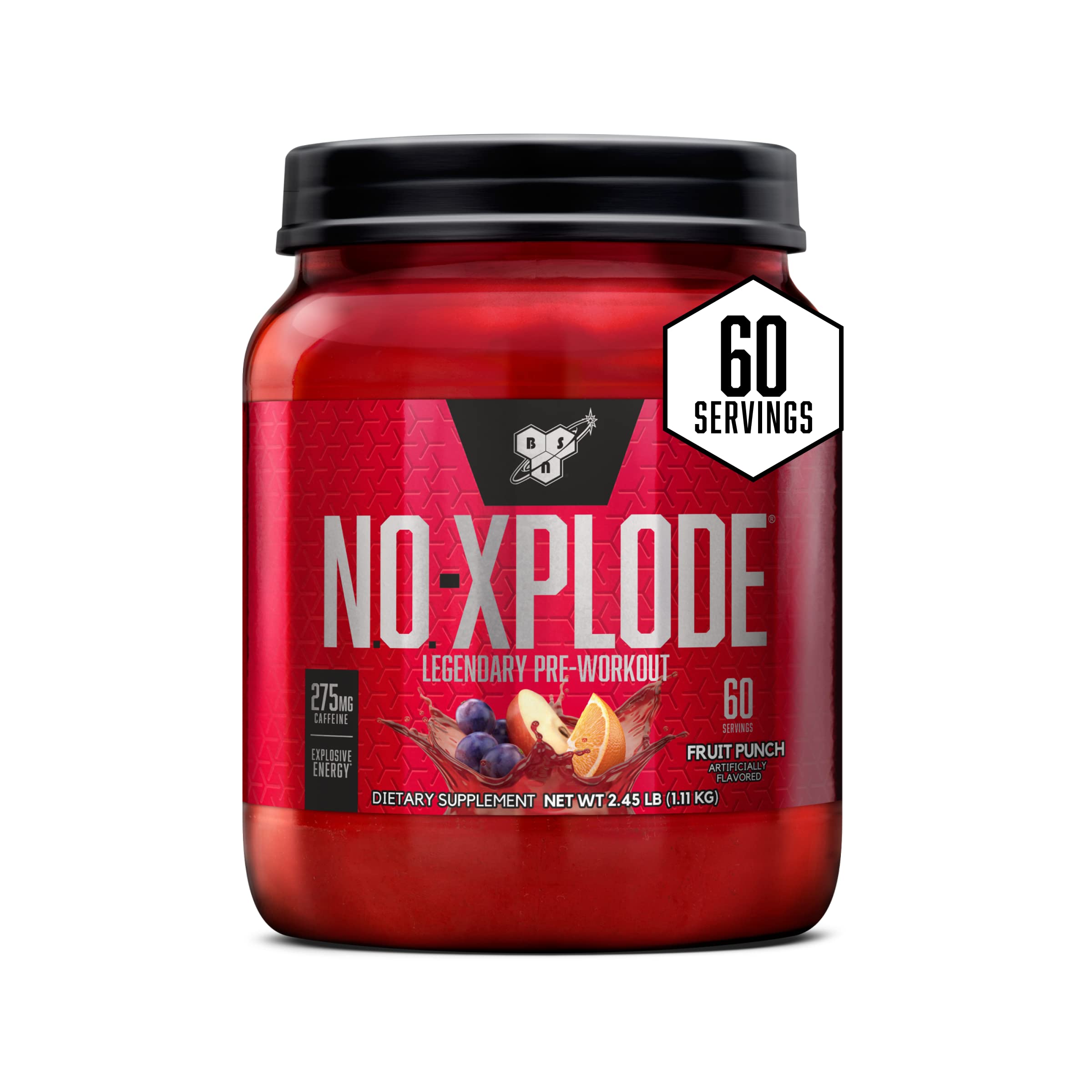 Foto 2 pulgar | Suplemento Para Antes Del Entrenamiento Bsn N.o.-xplode Fruit Punch 60 Porciones - Venta Internacional.