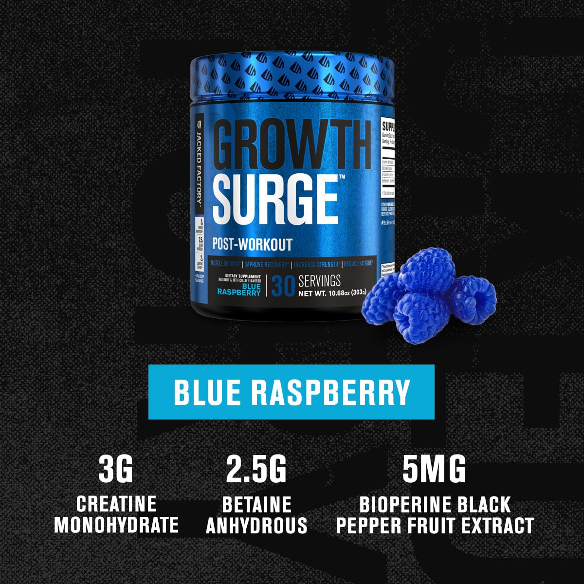 Foto 3 | Suplemento De Creatina Jacked Factory Growth Surge, 30 Porciones - Venta Internacional.