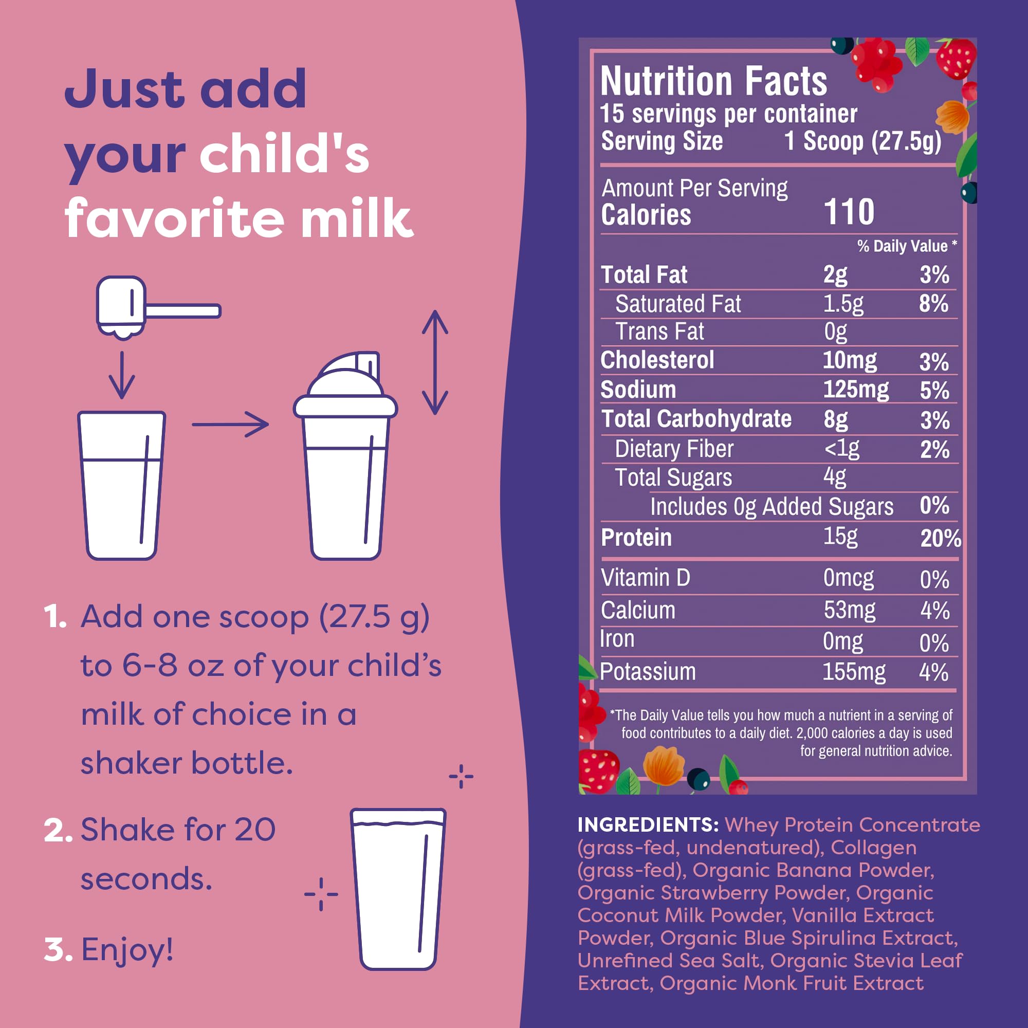 Foto 6 pulgar | Batido Proteico Flavcity All-in-one Magical Berry Kids 15 G - Venta Internacional.