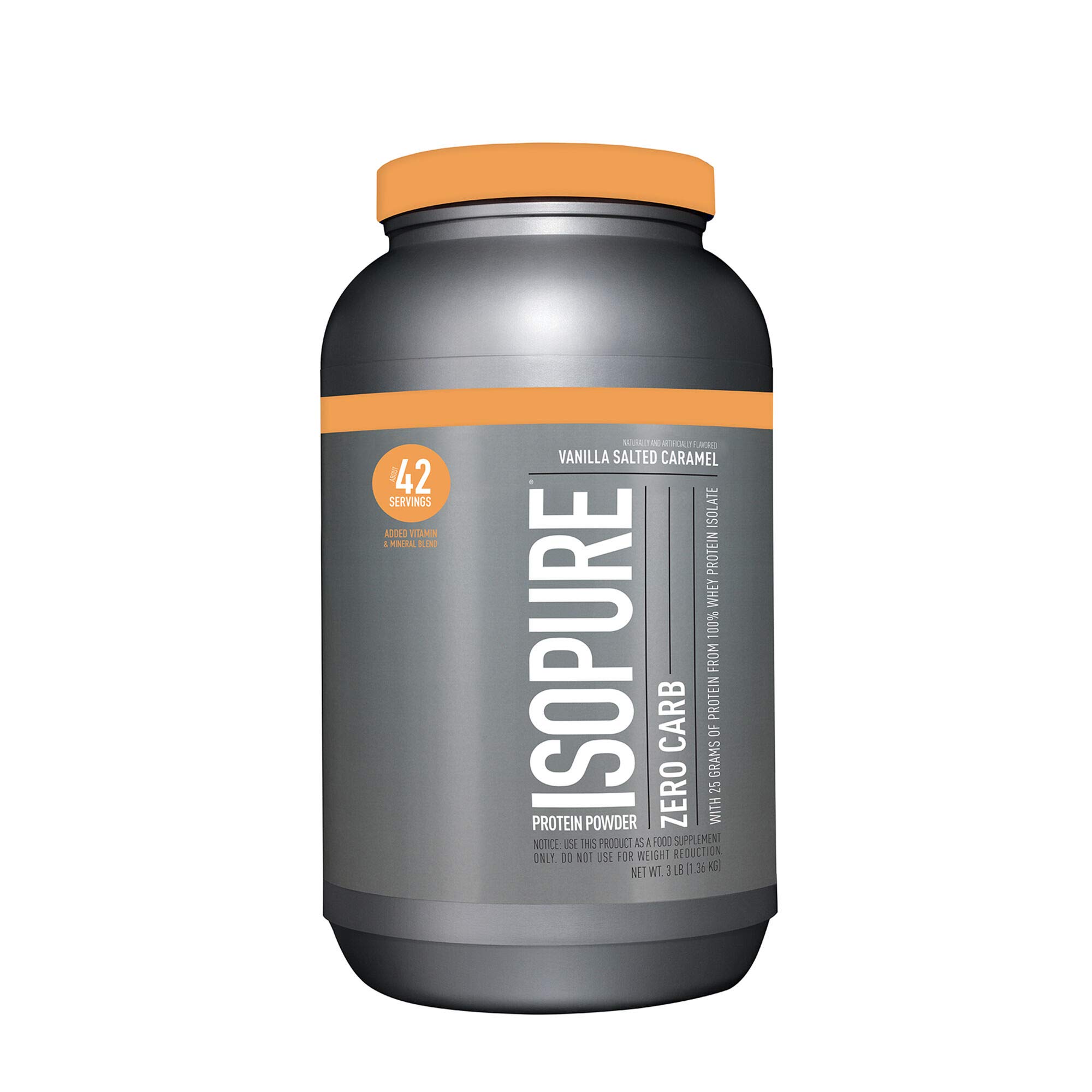 Proteína En Polvo Isopure Zero Carb Whey Vanilla Saled Caramel - Venta Internacional.