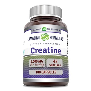 Foto 1 | Suplemento Amazing Formulas De Monohidrato De Creatina 3000 Mg 180 Cápsulas - Venta Internacional.