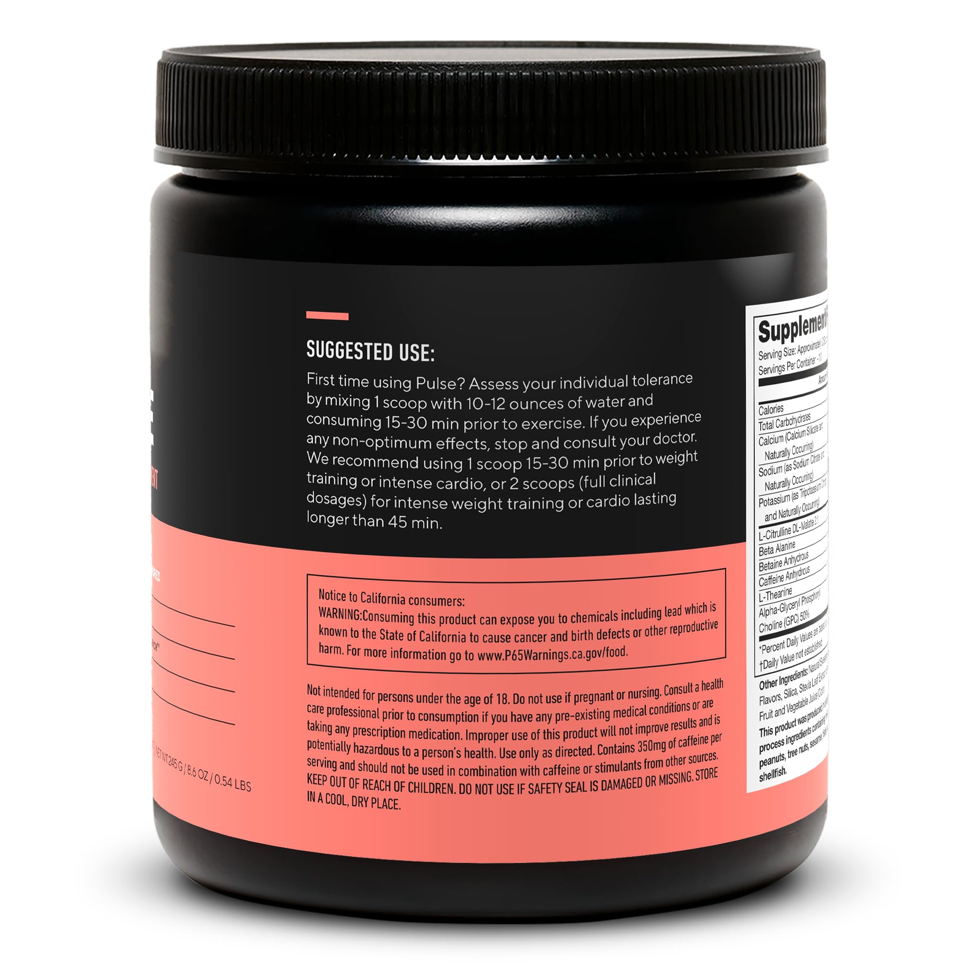 Foto 5 pulgar | Bebida Para Antes Del Entrenamiento Legion Nitric Oxide Boost Fruit Punch, 10 Porciones - Venta Internacional.