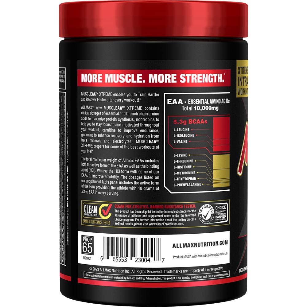 Foto 3 pulgar | Suplemento Allmax Muscleaa Xtreme Cherry Limeade 532 G - Venta Internacional.