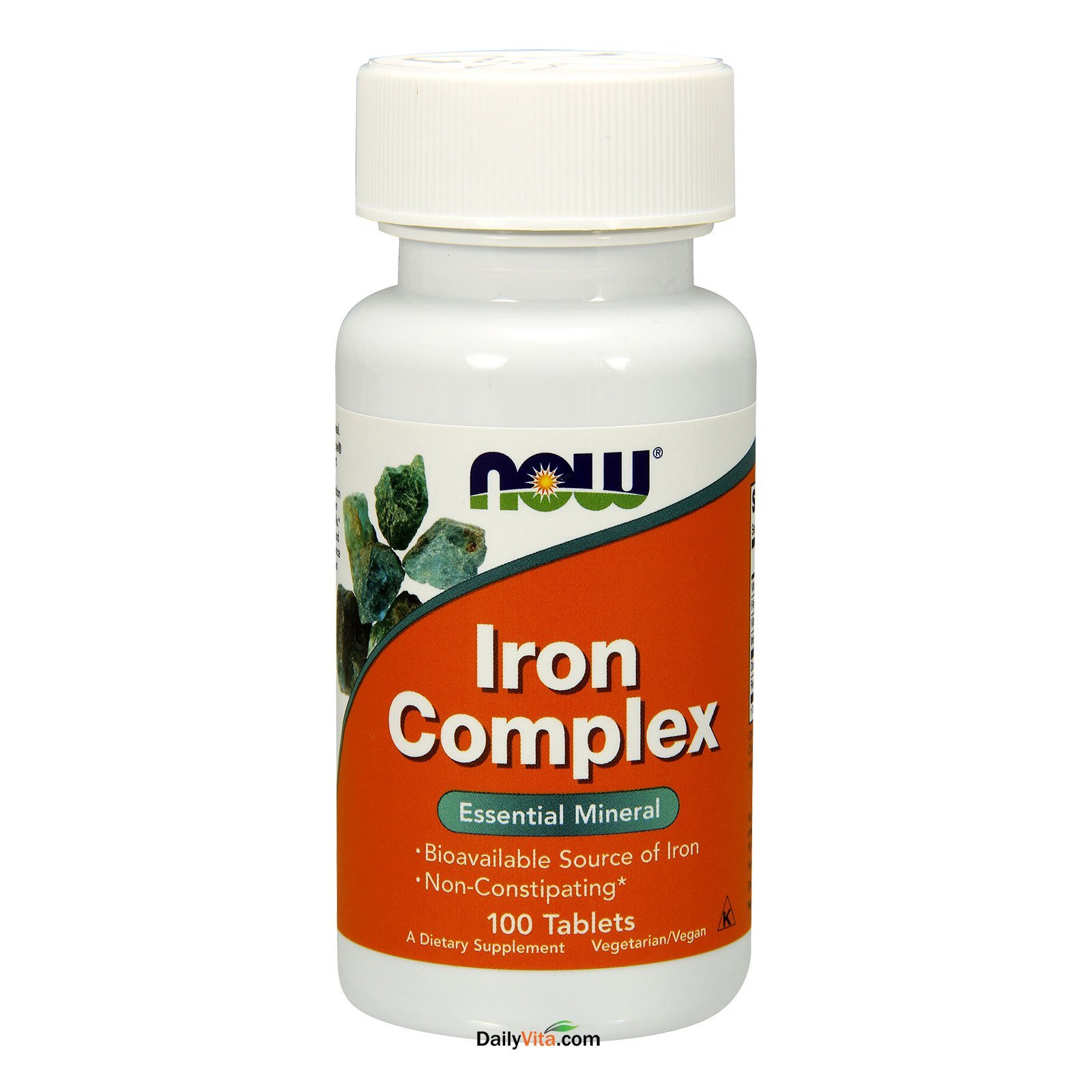 Foto 2 pulgar | Complemento Now Foods Iron Complex 100 Tabletas (2 Botellas) - Venta Internacional.