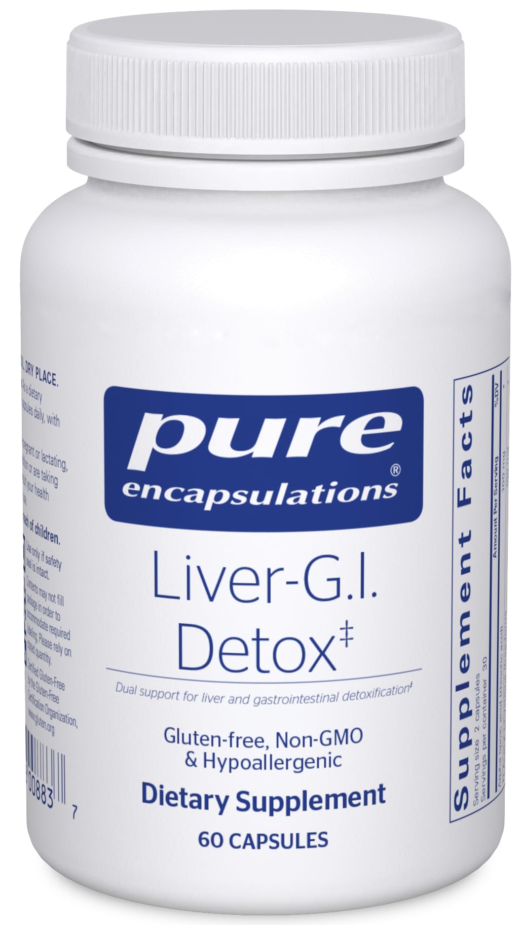 Foto 2 pulgar | Suplemento Pure Encapsulations Liver-g.i. Detox 60 Cápsulas - Venta Internacional.
