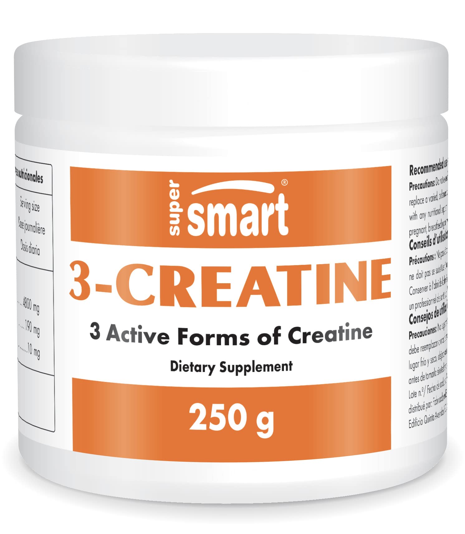 Foto 1 | Suplemento Supersmart De 3-creatina En Polvo De 250 G De Alta Resistencia - Venta Internacional.