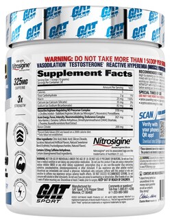 Foto 3 | Polvo Preentrenamiento Gat Sport Nitraflex Advanced Blue Raspberry - Venta Internacional.