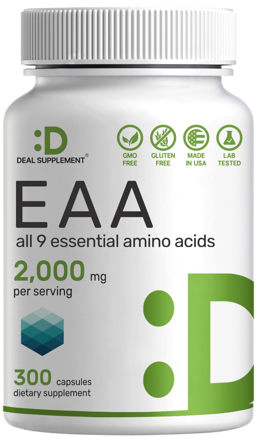 Foto 2 pulgar | Supplement Deal Supplement Aminoácidos Esenciales 300 Cápsulas - Venta Internacional.